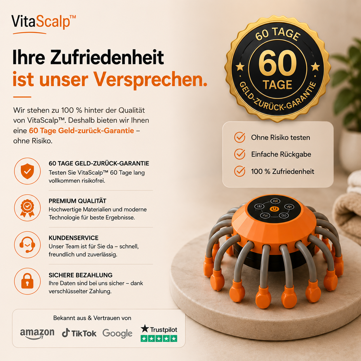 VitaScalp™ - Elektrische Kopfhautmassage