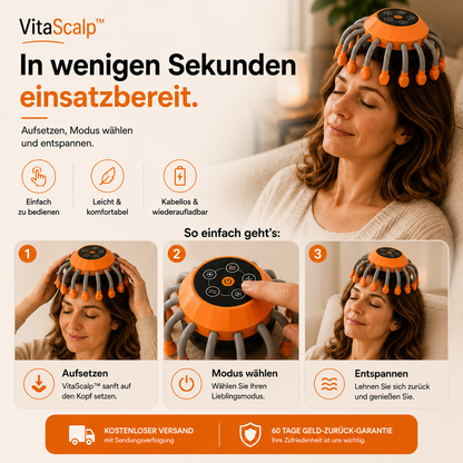 VitaScalp™ - Elektrische Kopfhautmassage